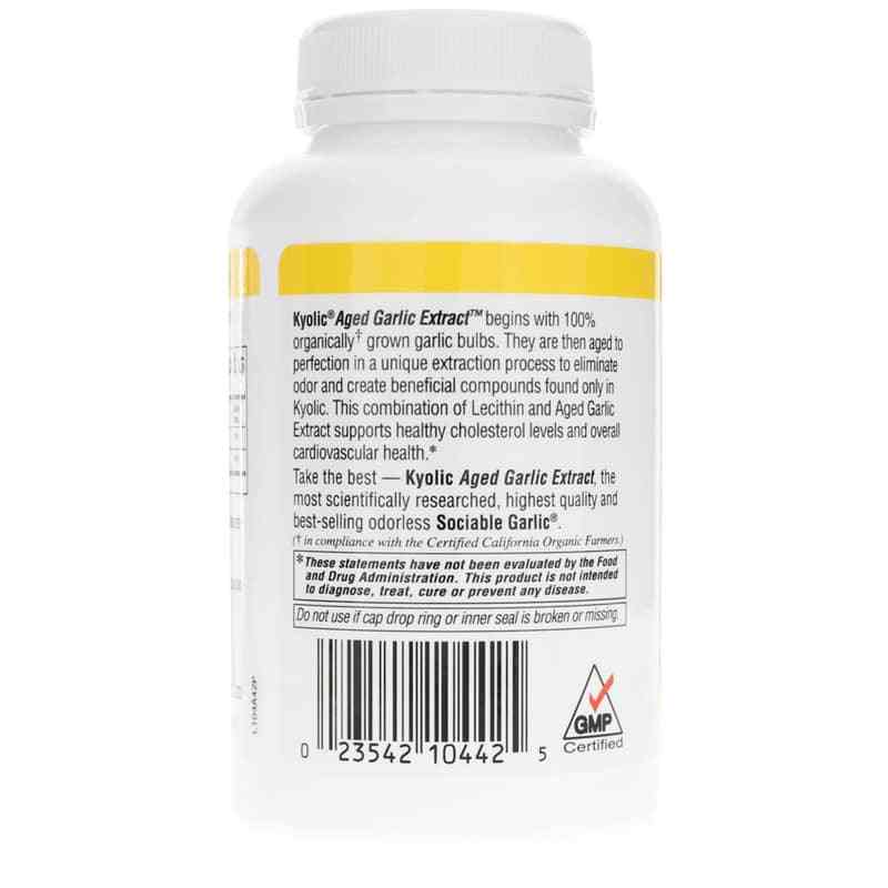 Kyolic Formula 104 Lecithin Cholesterol, 200 Capsules, by Kyolic, image #3