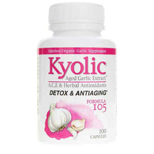 Kyolic Formula 105 Detox & AntiAging, 100 Capsules, by Kyolic