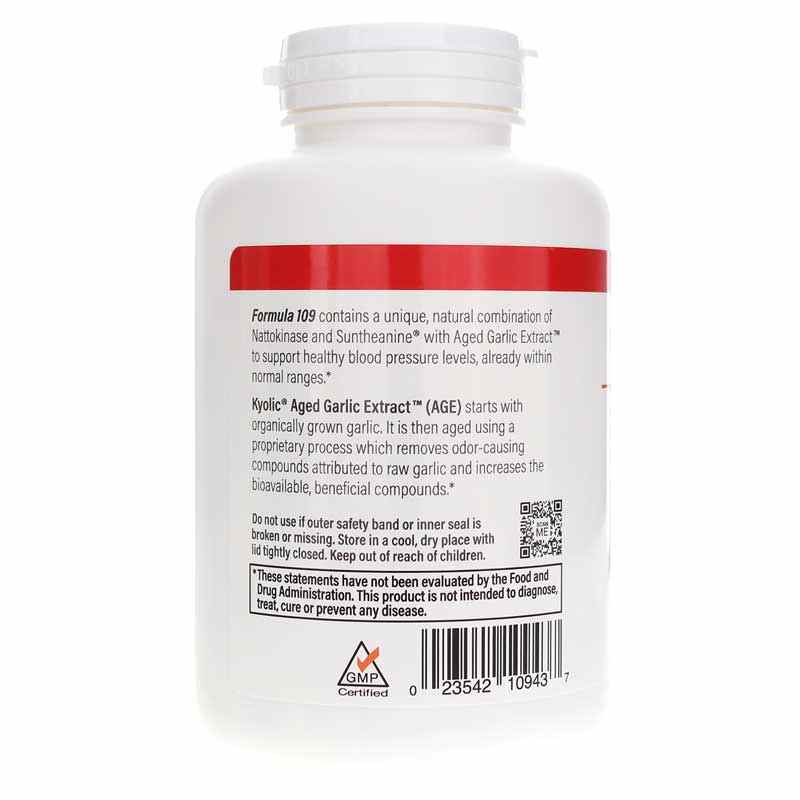 Kyolic Formula 109 Blood Pressure Health, 240 Capsules, by Kyolic, image #3