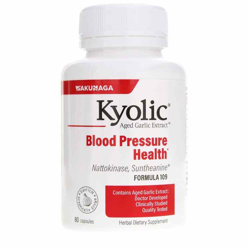 Kyolic Formula 109 Blood Pressure Health, 80 Capsules, by Kyolic