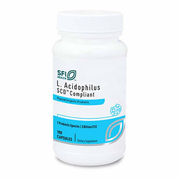 L-Acidophilus SCD Compliant 3 Billion CFU Probiotic, Klaire Labs