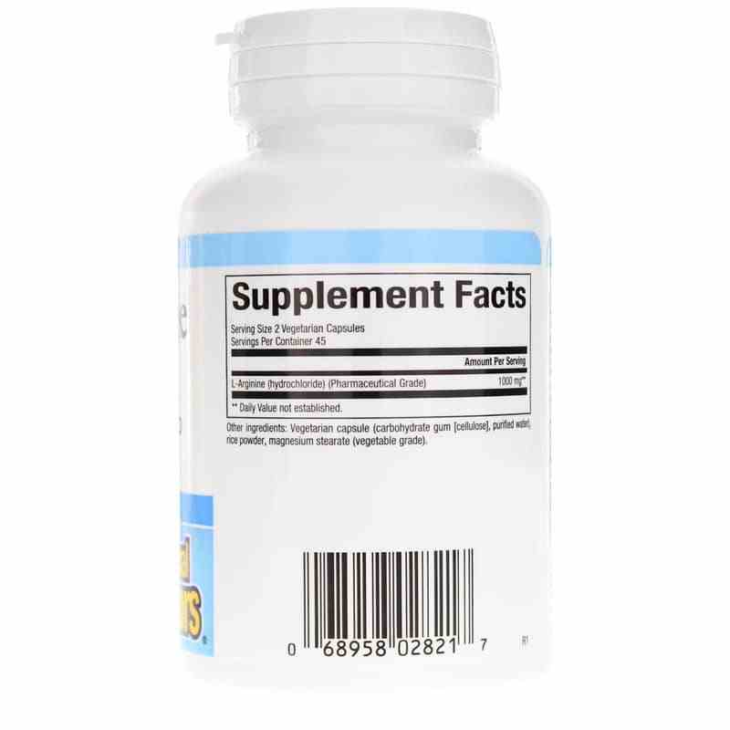 L-Arginine 500 Mg, by Natural Factors, image #2