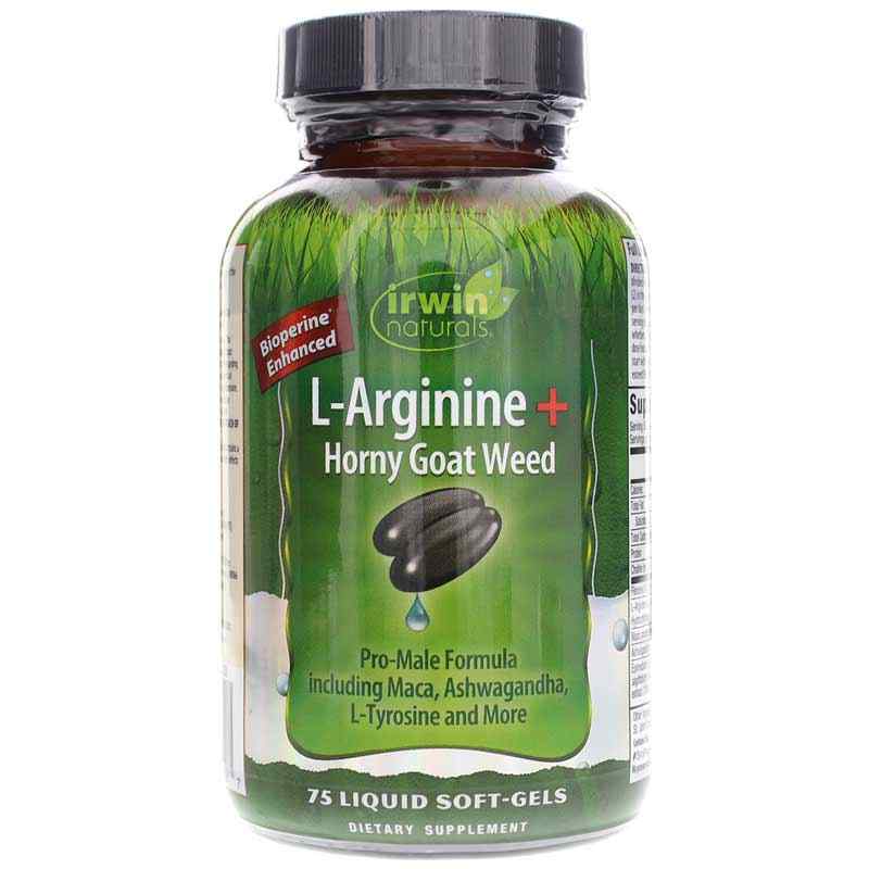 L-Arginine + Horny Goat Weed, by Irwin Naturals
