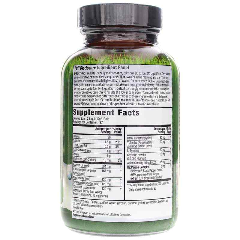 L-Arginine + Horny Goat Weed, by Irwin Naturals, image #2
