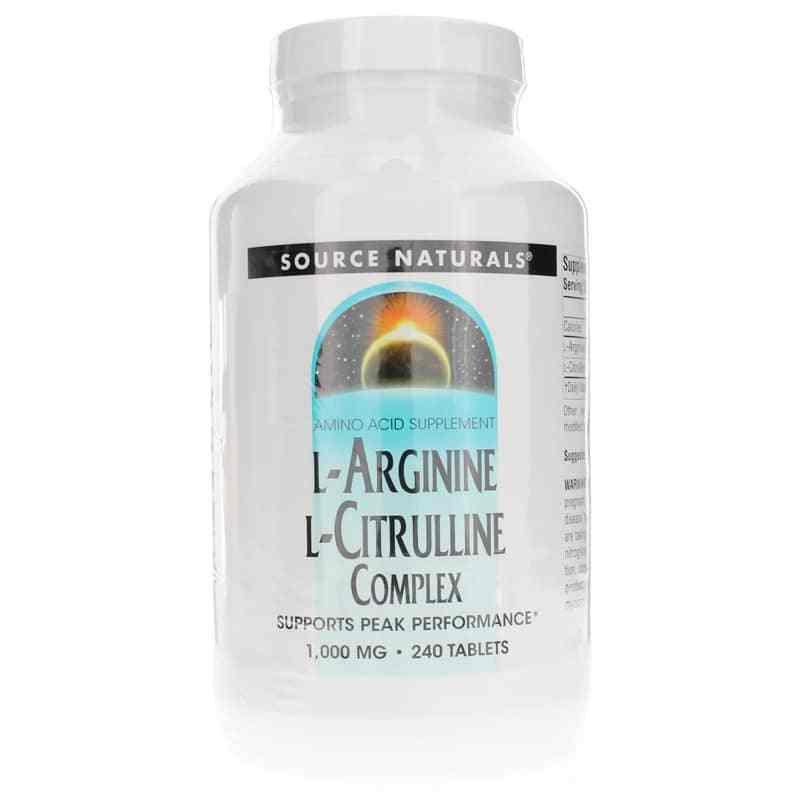 L-Arginine L-Citrulline Complex, by Source Naturals
