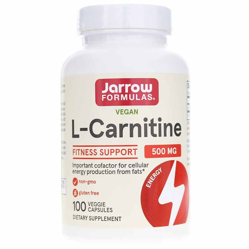 L-Carnitine 500 Mg, 100 Veg Capsules, by Jarrow Formulas