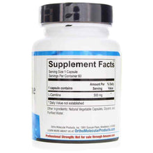 L-Carnitine, 60 Capsules, by Ortho Molecular, image #2