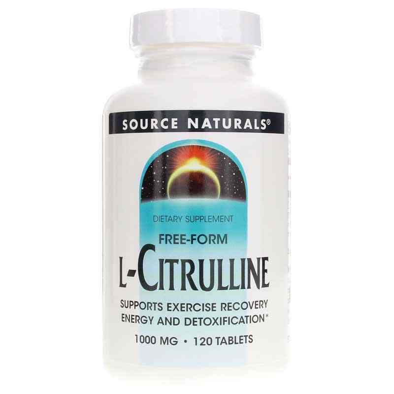 L-Citrulline 1000 Mg Tablets, 120 Tablets, by Source Naturals