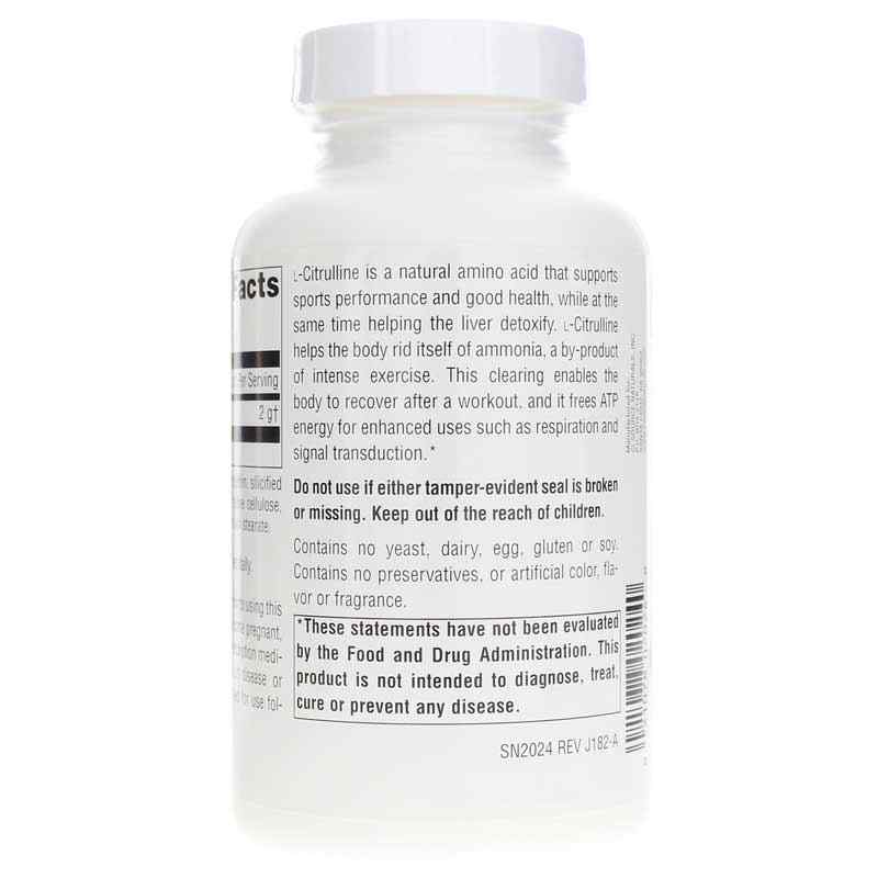 L-Citrulline 1000 Mg Tablets, 120 Tablets, by Source Naturals, image #3