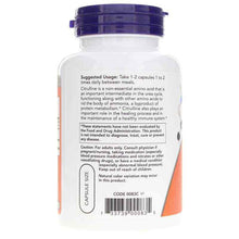 L-Citrulline 750 Mg, 90 Veg Capsules, by NOW Foods, image #3