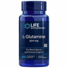 L-Glutamine Caps 500 Mg, by Life Extension