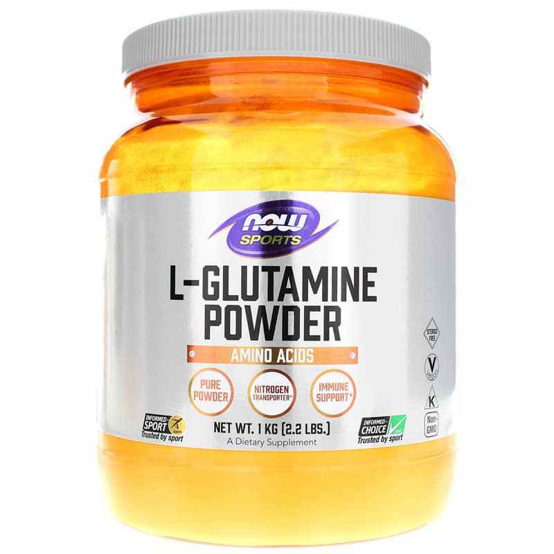 L-Glutamine Powder, by NOW Foods