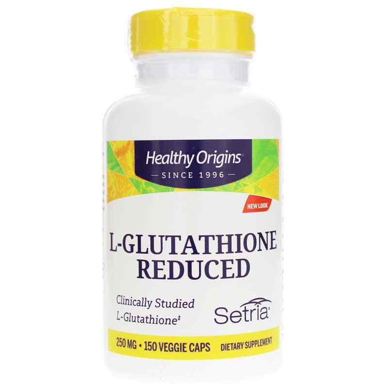 L-Glutathione Reduced Setria 250 Mg, by Healthy Origins