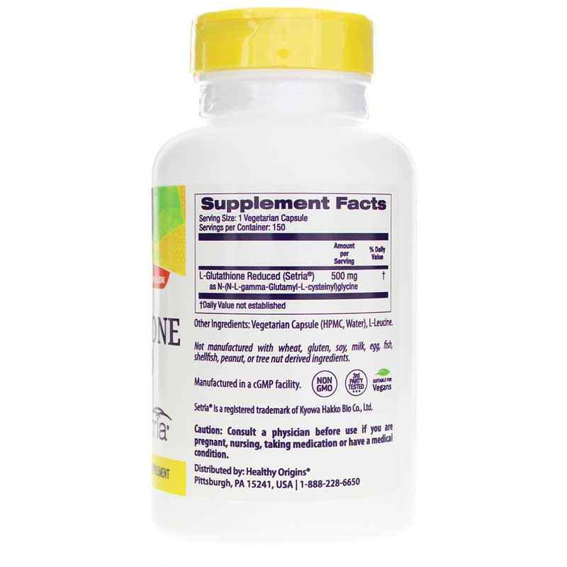 L-Glutathione Reduced Setria 500 Mg, Healthy Origins Natural Healthy Concepts L-Glutathione Reduced Setria 500 Mg, Healthy Origins Natural Healthy Concepts