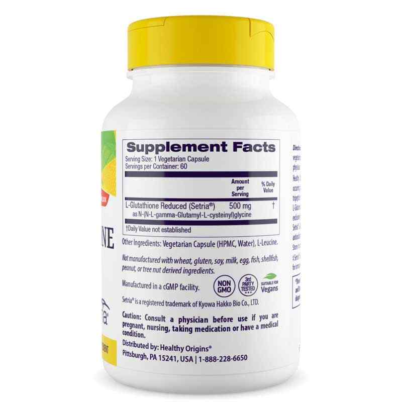 L-Glutathione Reduced Setria 500 Mg, Healthy Origins Natural Healthy Concepts L-Glutathione Reduced Setria 500 Mg, Healthy Origins Natural Healthy Concepts