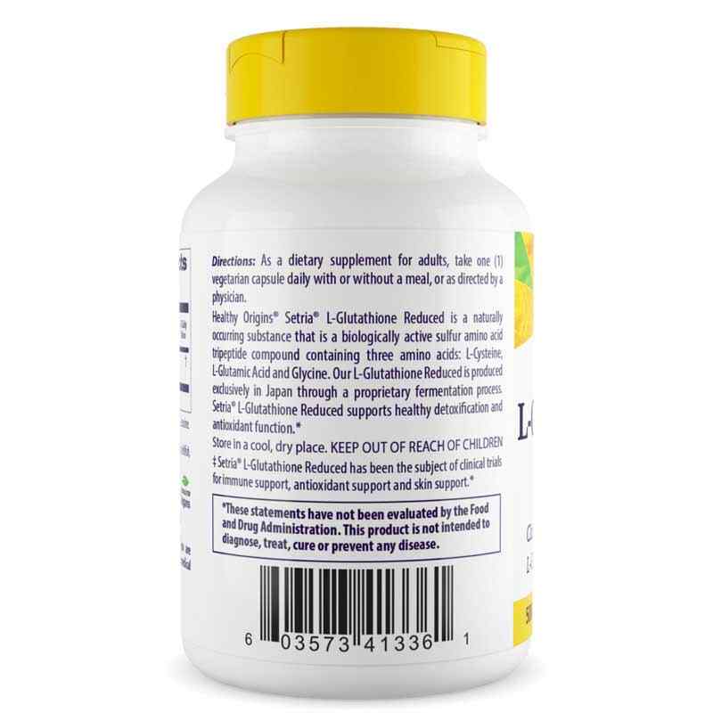 setria glutathione 500 mg L-Glutathione Reduced Setria 500 Mg, Healthy Origins – Natural Healthy Concepts