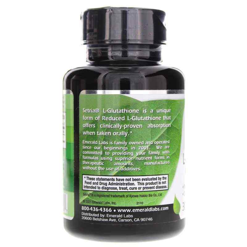 L-Glutathione Setria 250 Mg, Emerald Natural Healthy Concepts L-Glutathione Setria 250 Mg, Emerald Natural Healthy Concepts
