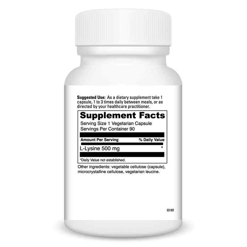 L-Lysine 500 Mg, by DaVinci Labs, image #2