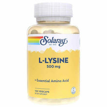 L-Lysine 500 Mg, 120 Veg Capsules, by Solaray