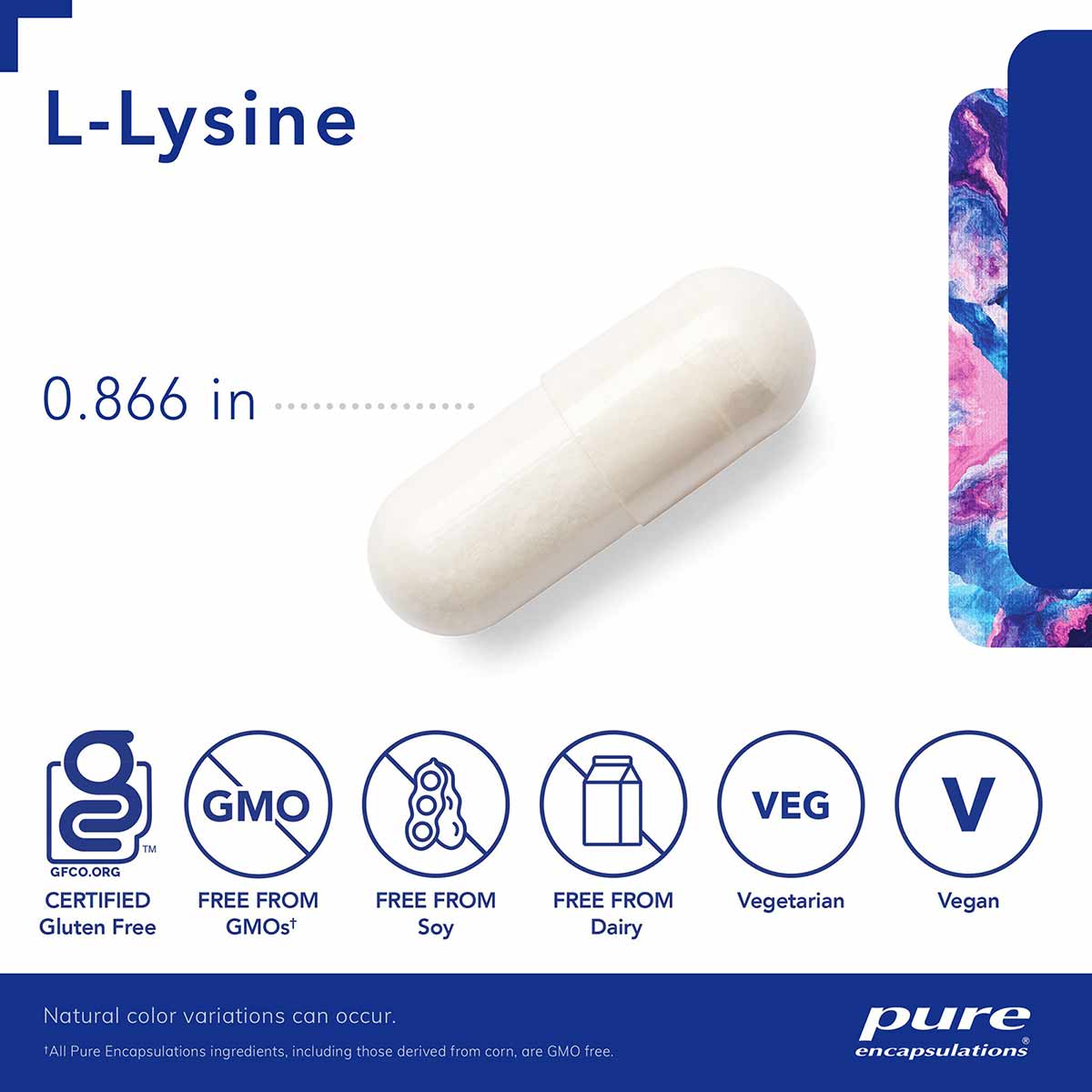 L-Lysine, by Pure Encapsulations