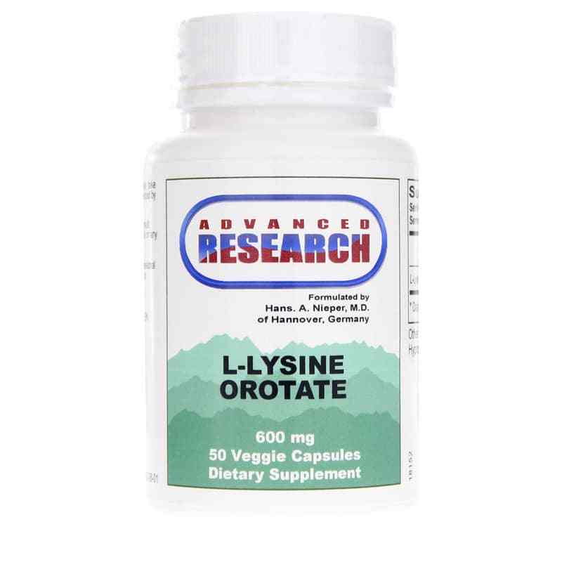 L-Lysine Orotate 600 Mg, by Advanced Research
