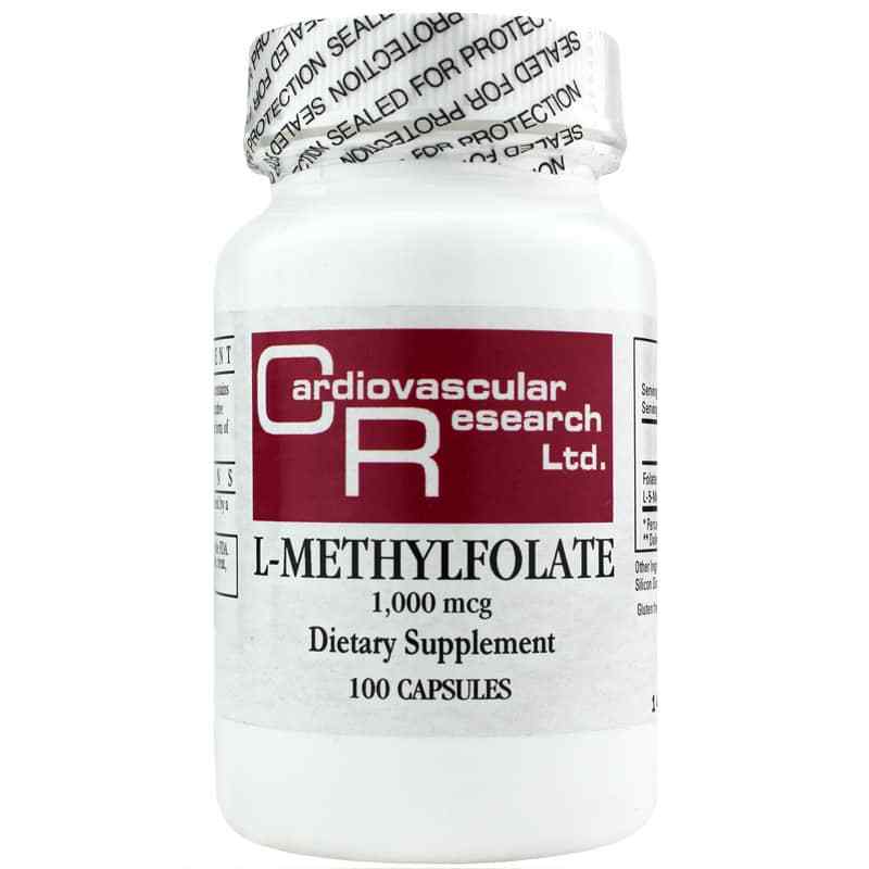 L-Methylfolate 1000 Mcg, by Cardiovascular Research