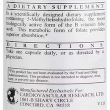L-Methylfolate, 100 Capsules, by Cardiovascular Research