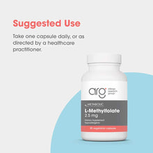 L-Methylfolate 2.5 Mg, 90 Capsules, by Allergy Research Group