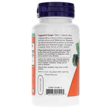 L-OptiZinc 30 Mg, by NOW Foods, image #3