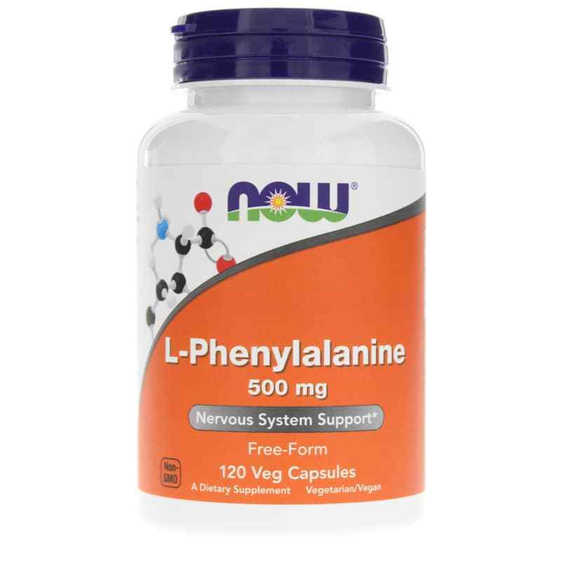 L-Phenylalanine 500 Mg, by NOW Foods