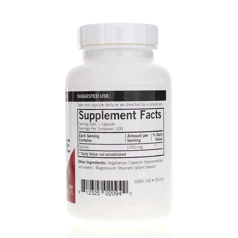 L-Taurine 1,000 Mg, by Kirkman, image #2