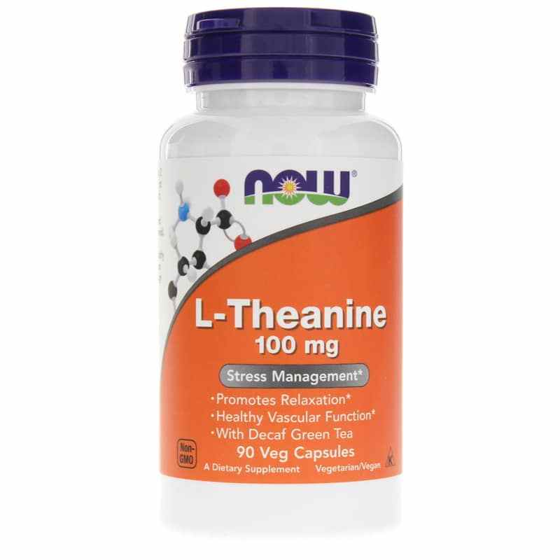 L-Theanine 100 Mg, by NOW Foods