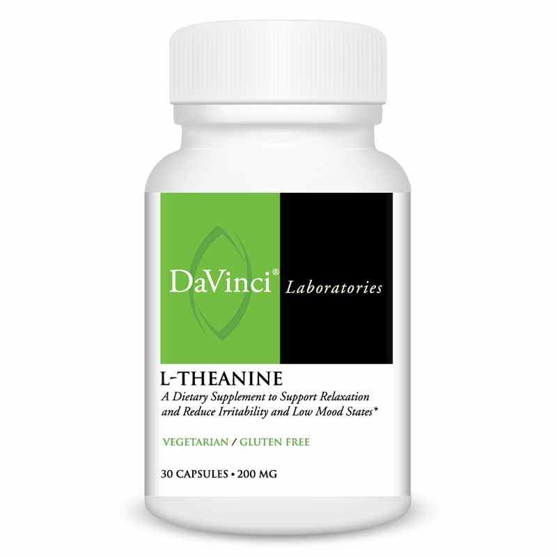 L-Theanine 200 Mg, 30 Veg Capsules, by DaVinci Labs