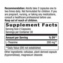 L-Theanine 200 Mg, 60 Veg Capsules, by Natures Way, image #4