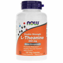 L-Theanine 200 Mg Double Strength, by NOW Foods