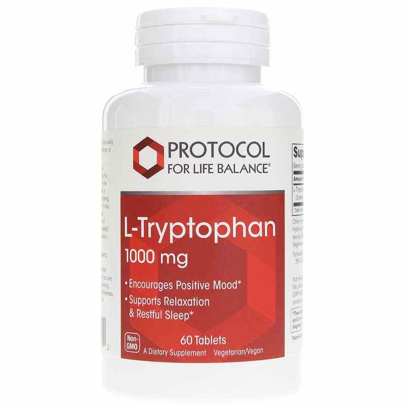 L-Tryptophan 1,000 Mg, by Protocol For Life Balance