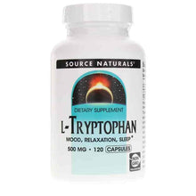 L-Tryptophan 500 Mg Capsules, 120 Capsules, by Source Naturals