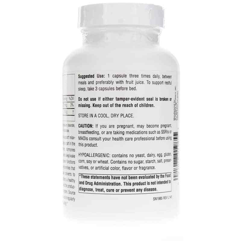 L-Tryptophan 500 Mg Capsules, 120 Capsules, by Source Naturals, image #3