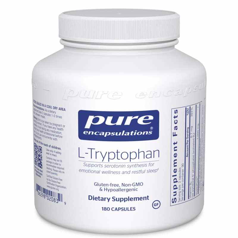 L-Tryptophan, 180 Capsules, by Pure Encapsulations