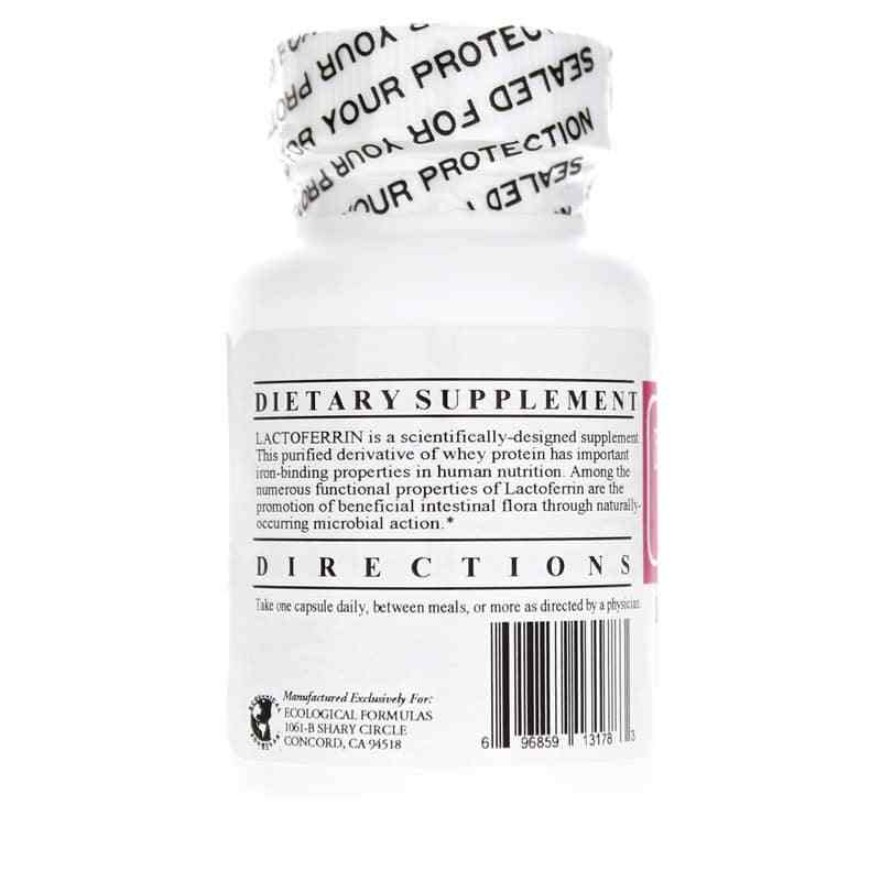 Lactoferrin 300 Mg, Ecological Formulas Natural Healthy Concepts Lactoferrin 300 Mg, Ecological Formulas Natural Healthy Concepts
