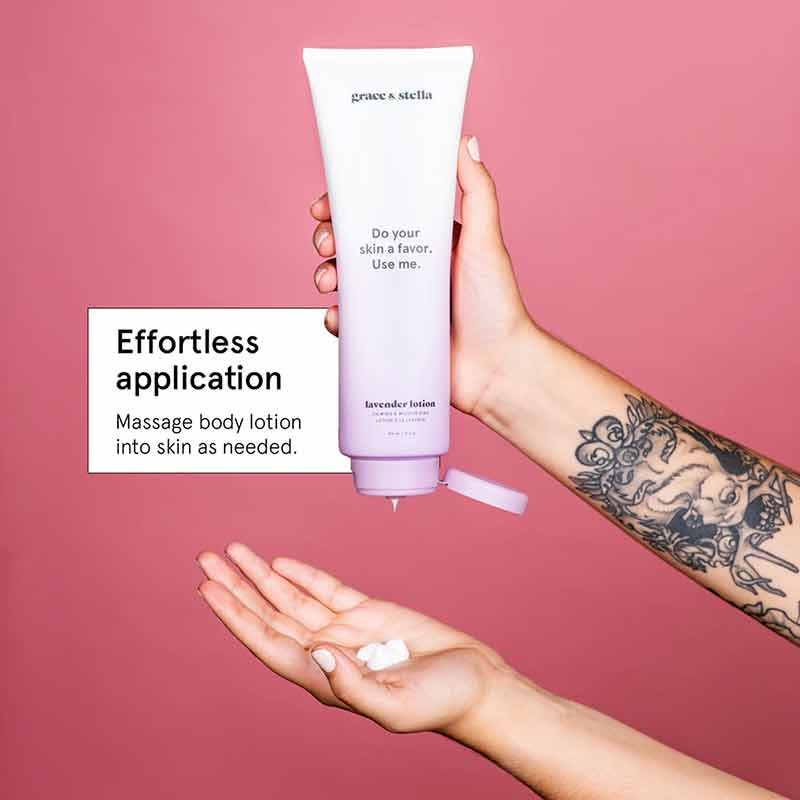 Lavender Body Lotion, by Grace & Stella, image #6