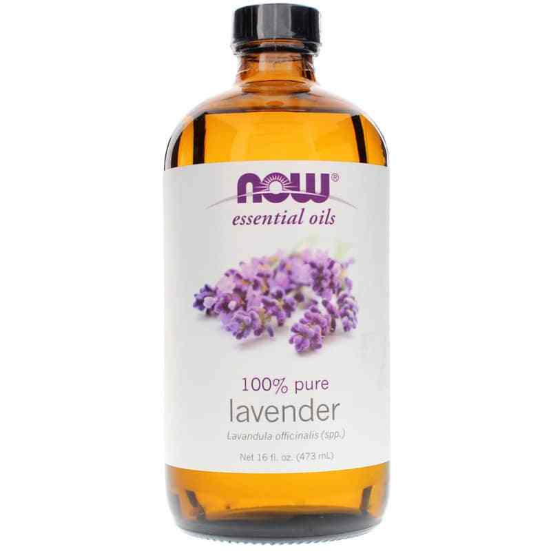Lavender Essential Oil, 16 Oz, by NOW Foods