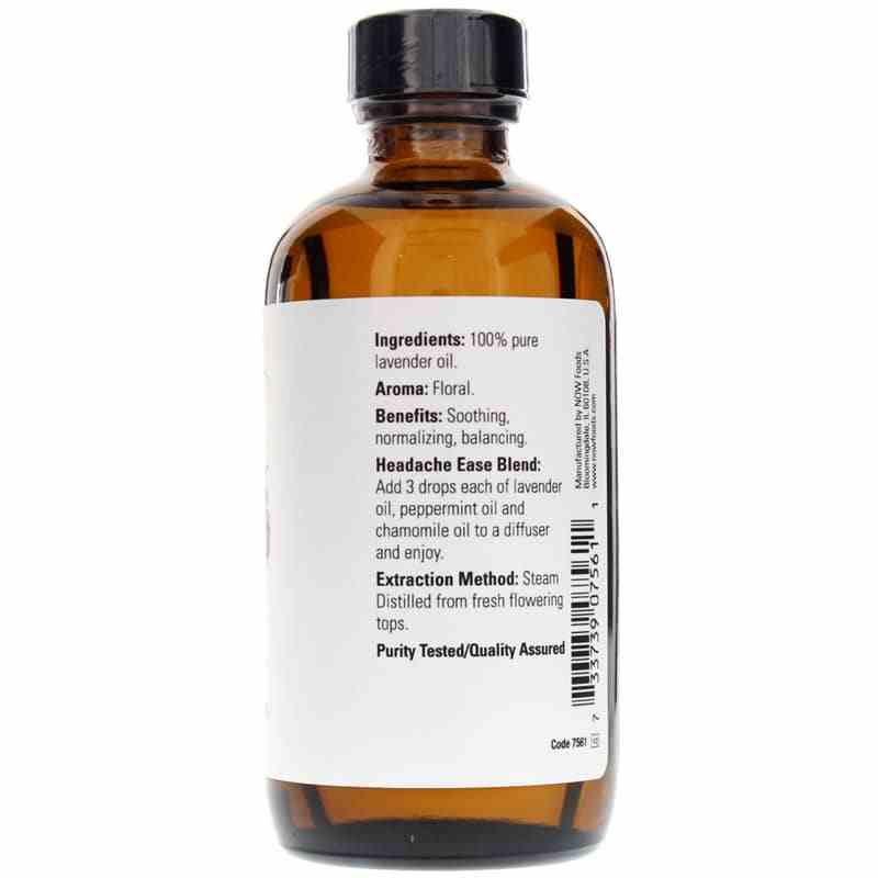 Lavender Essential Oil, 4 Oz, by NOW Foods, image #2