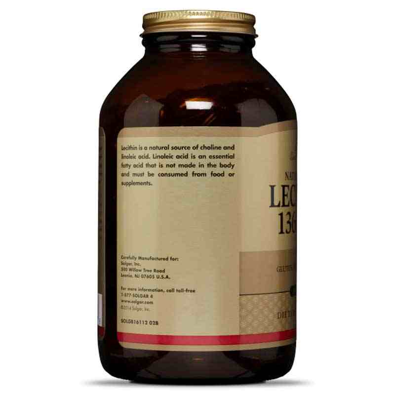 Lecithin 1360 Mg, 250 Softgels, by Solgar, image #4