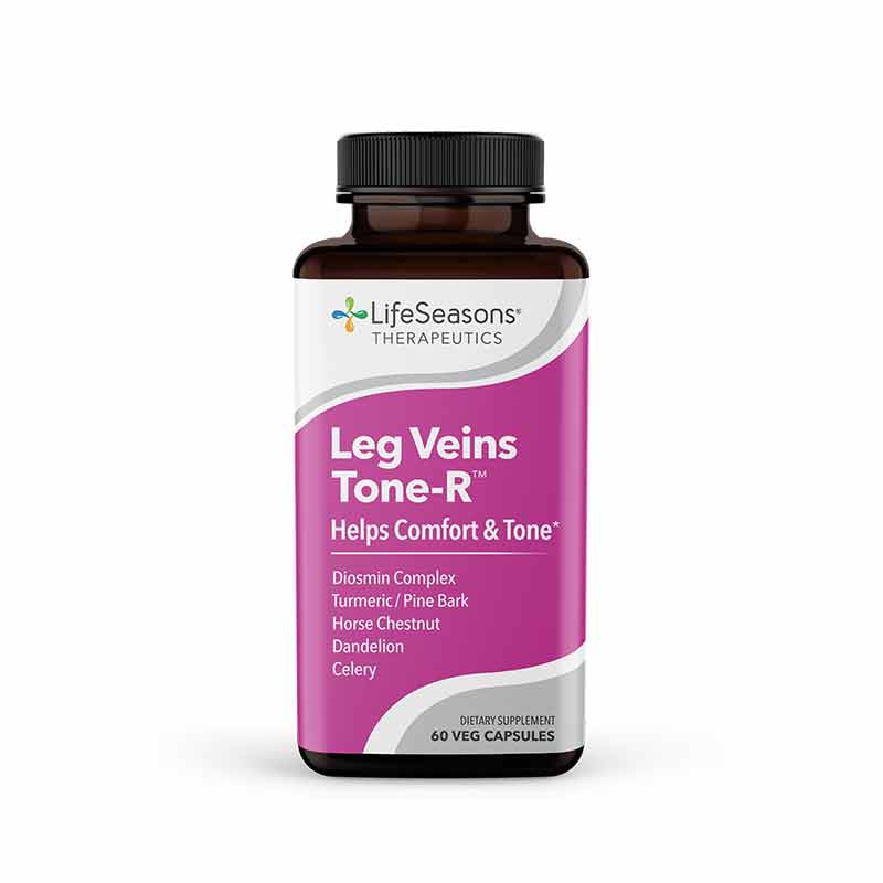 Leg Veins Tone-R, 60 Veg Capsules, by LifeSeasons