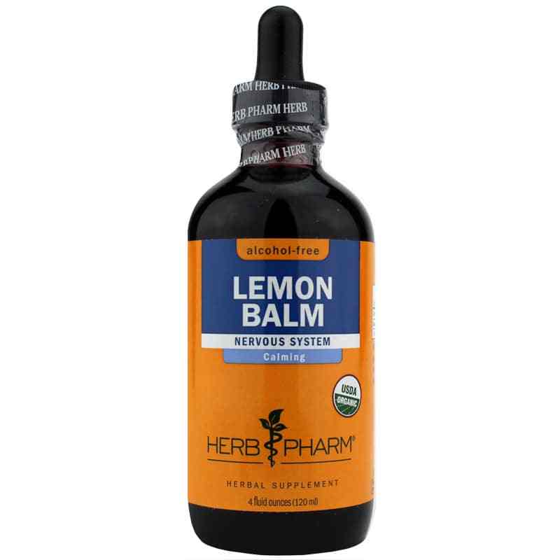 Lemon Balm Alcohol Free, 4 Oz, by Herb Pharm