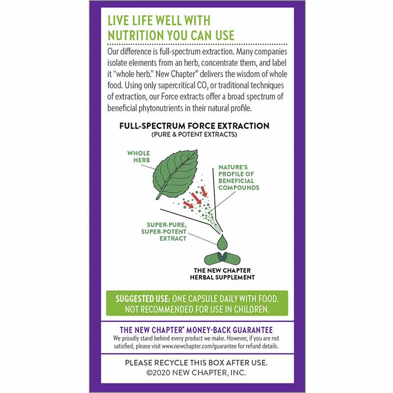 Lemon Balm Force, 30 Liquid Capsules, by New Chapter, image #3