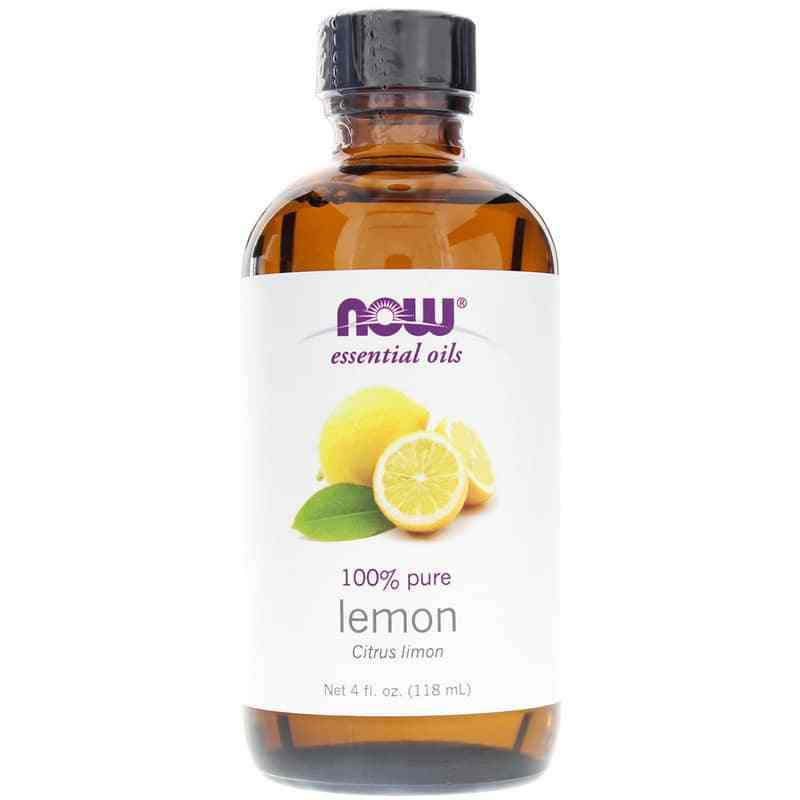 Lemon Essential Oil, 4 Oz, by NOW Foods