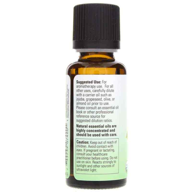 Lemon Organic Essential Oil, by NOW Foods, image #3