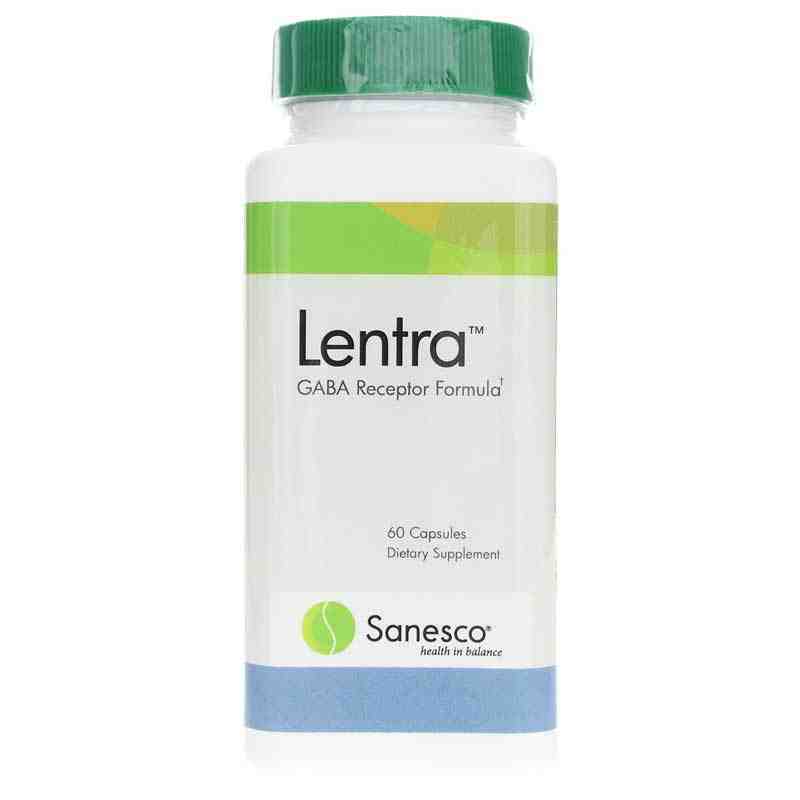 Lentra GABA Receptor Formula, 60 Capsules, by Sanesco